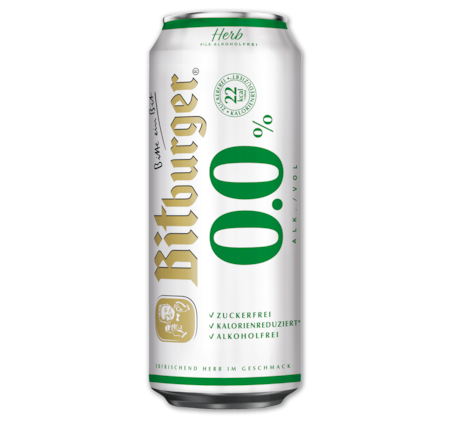 BITBURGER 0,0% Herb