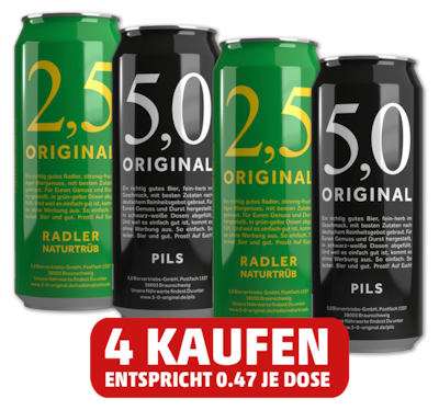 5,0 oder 2,5 ORIGINAL 1.88