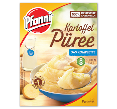 PFANNI Kartoffel Püree Das Komplette 1.49²