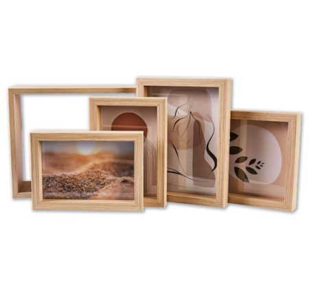 Holzbilderrahmen-Set*