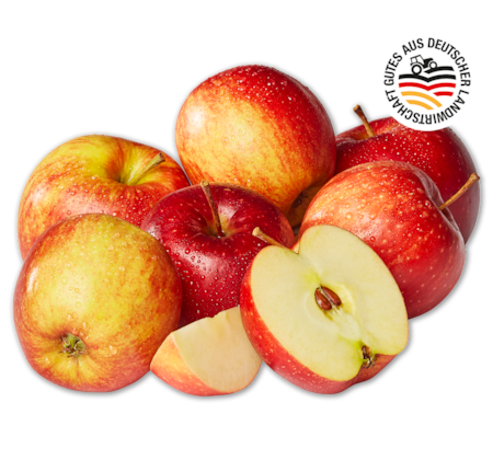 Deutsche rote Äpfel      