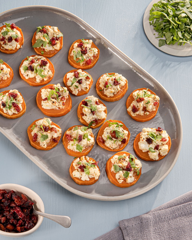 Dieses Bild zeigt die fertigen Crostini.