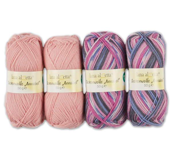 LANA ALZETTA Strumpf-und-Sockenwolle ANNABEL 5.99