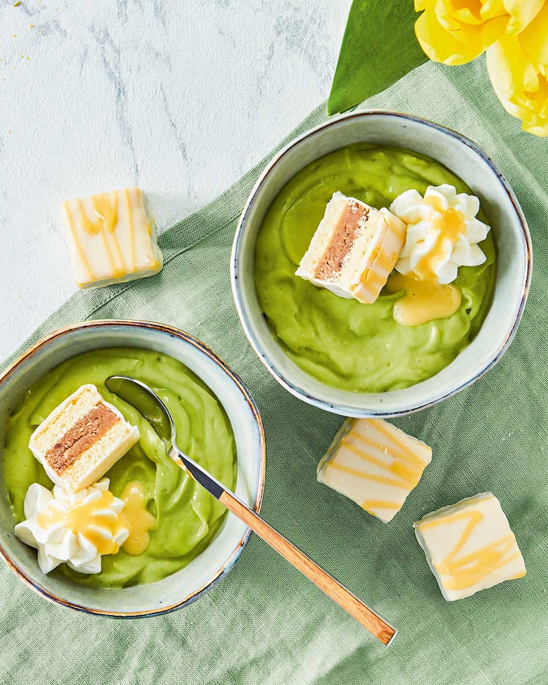 Dieses Bild zeigt die fertige Avocadocreme.