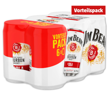 JIM BEAM Whiskey & Cola Mischgetränk