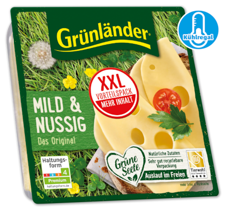 GRÜNLÄNDER Käsescheiben*