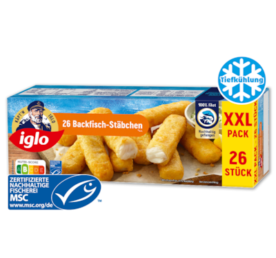 IGLO XXL Backfisch-Stäbchen*