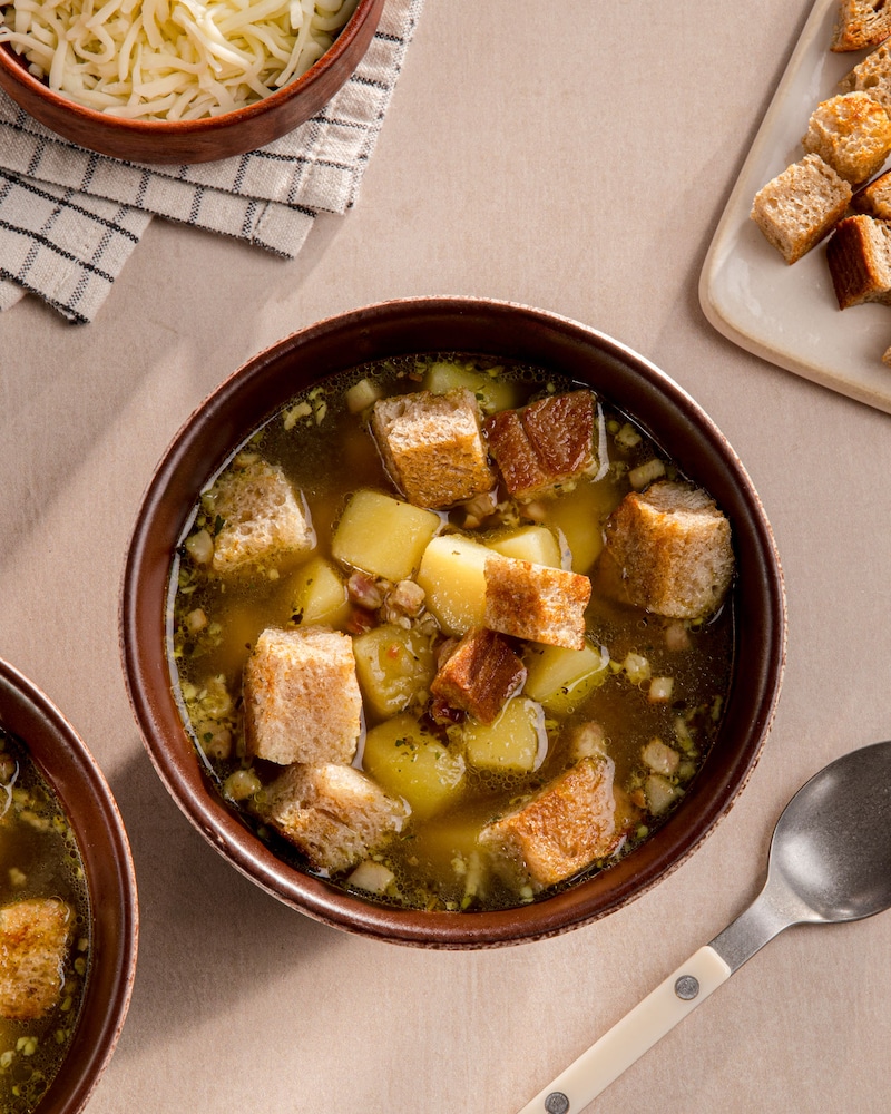 Dieses Bild zeigt die fertige Suppe.