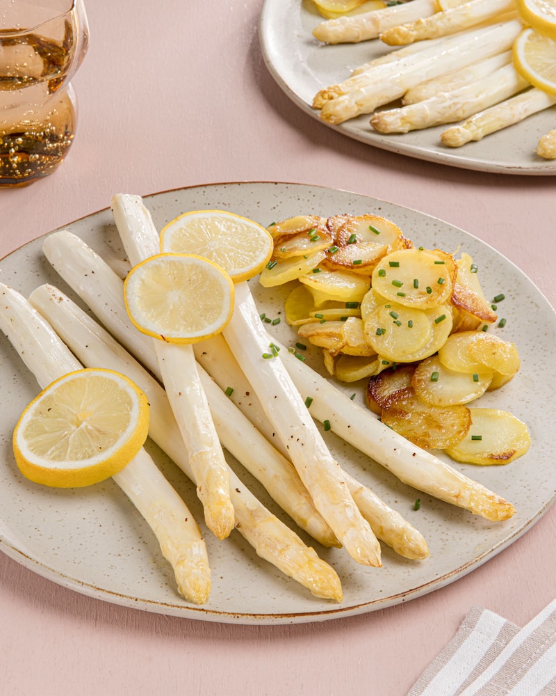 Dieses Bild zeigt den fertigen Spargel.