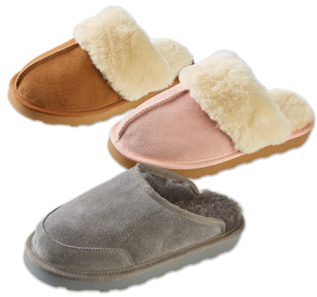 TRUE STYLE Lammfellhausschuhe*