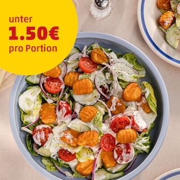 Knuspriger Gnocchi Salat