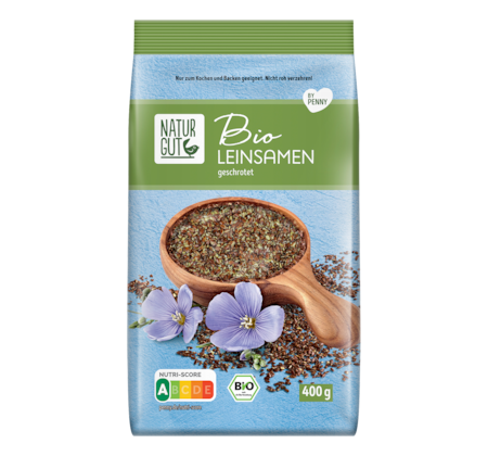 NATURGUT Bio Leinsamen, geschrotet