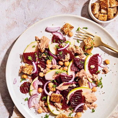 Rote-Bete-Salat mit Thunfisch