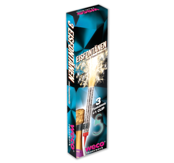 WECO EISFONTÄNE MIT FLASCHENCLIP