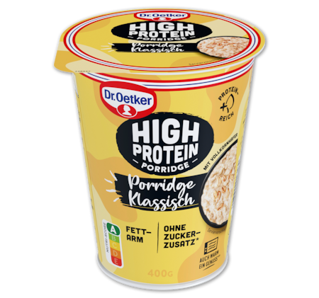 DR. OETKER High Milchreis oder Protein Porridge 1.99