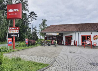 Sie sehen den Eingang vom Penny Markt in Kirchlinteln, Hauptstraße 90