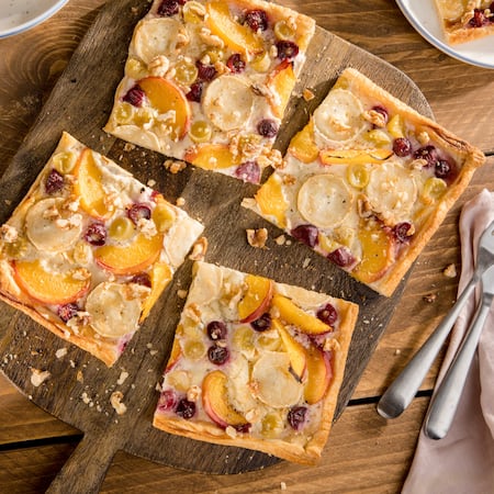 Dieses Bild zeigt unsere süße Pizza.