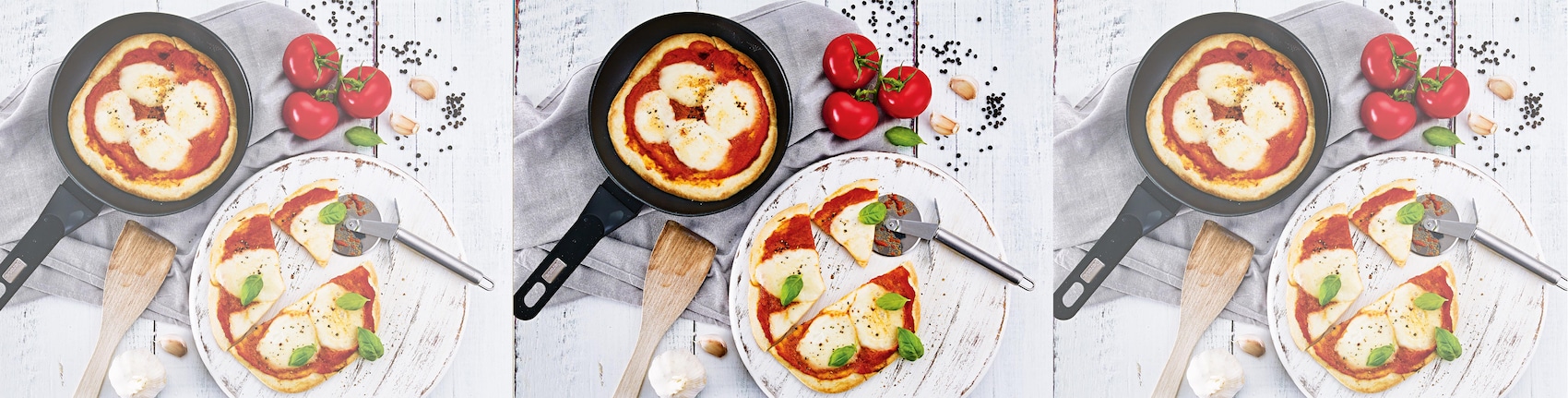 Pfannenpizza Margherita