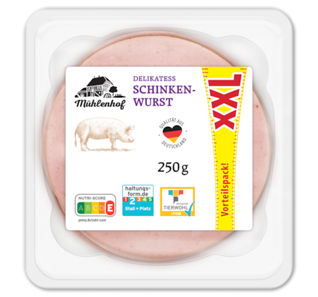 MÜHLENHOF Delikatess Schinkenwurst XXL*