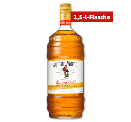 CAPTAIN MORGAN Spiced Gold Barrel Bottle*
