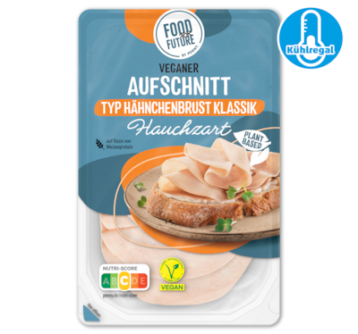 FOOD FOR FUTURE Veganer Aufschnitt Hähnchenbrust Klassik
