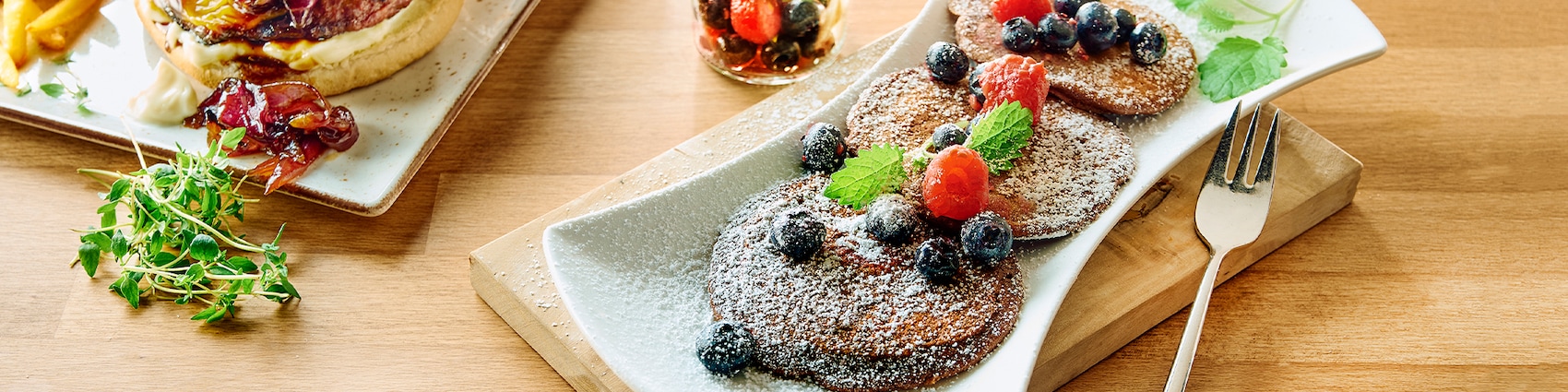 Auf diesem Bild siehst du unsere Grillcakes.