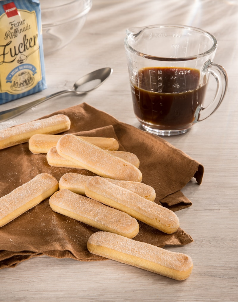 Dieses Bild zeigt Löffelbisquits für unser Tiramisu.