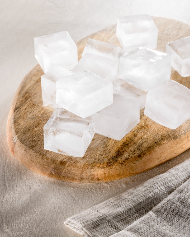 Dieses Bild zeigt Eiswürfel.
