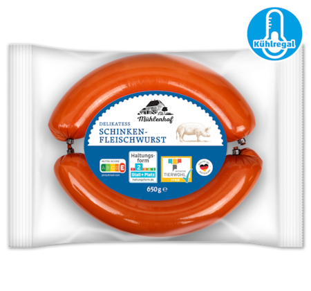 MÜHLENHOF Delikatess  Schinkenfleischwurst