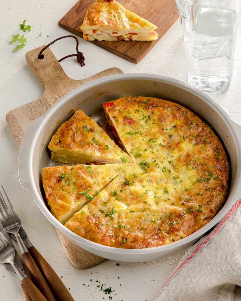 Auf diesem Bild siehst du unsere Ofentortilla.