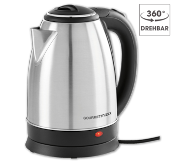 GOURMETMAXX Edelstahl-Wasserkocher 13704*