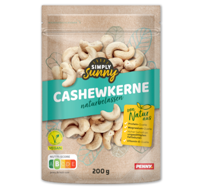 SIMPLY SUNNY Cashew­kerne 2.49