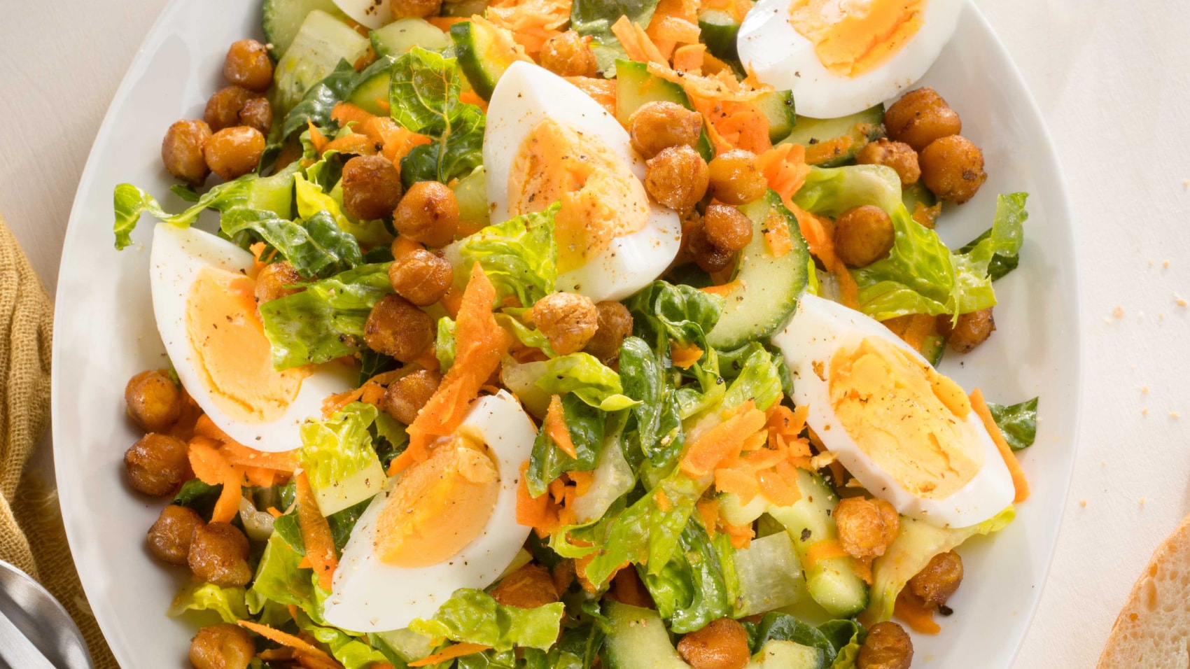 Bunter Kichererbsensalat