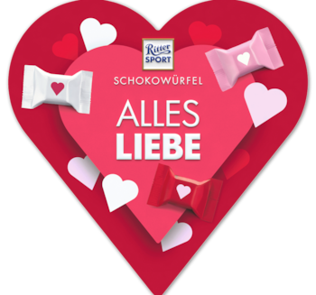 RITTER SPORT Schokowürfel-Herz*