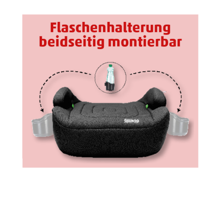FILLIKID Kinder-Sitzerhöhung mit Isofix-Halterung 19.99