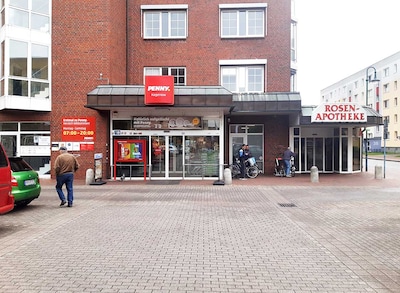 sie sehen den Eingang vom Penny Markt in Hagenow Moellner Str. 51A 