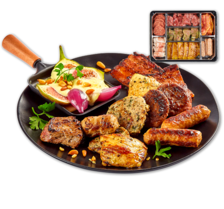 Frische Schlemmer-Racletteplatte*