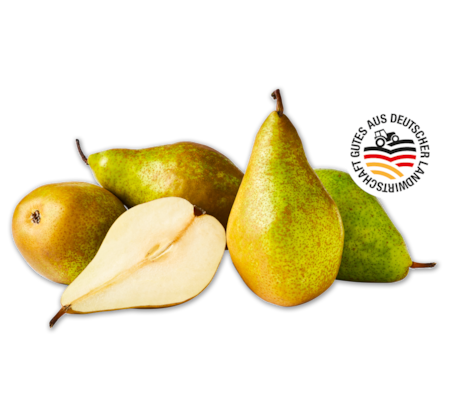 Deutsche grüne Tafelbirnen  
