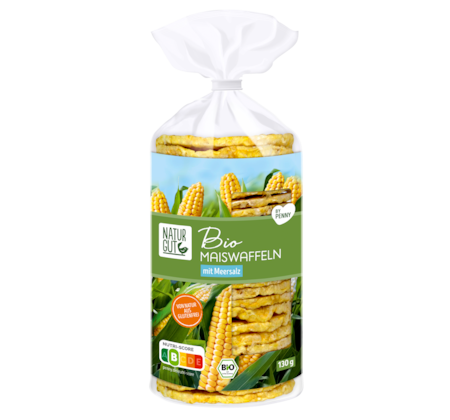 NATURGUT Bio Maiswaffeln, mit Salz  