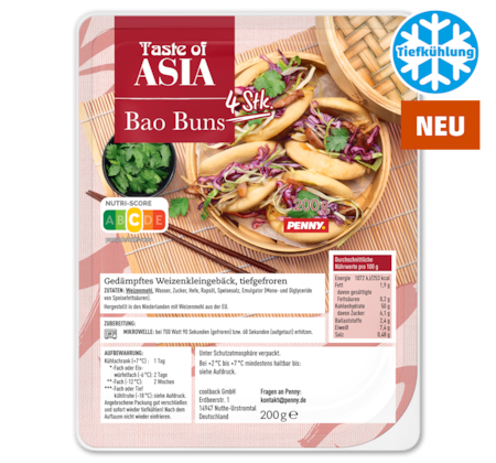 TASTE OF ASIA Bao Buns*