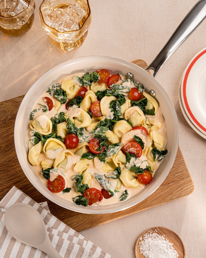 Dieses Bild zeigt die fertigen Tortellini.