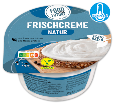 FOOD FOR FUTURE Vegane Frischcreme Natur