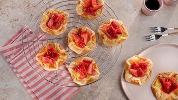 Blätterteig mit Erdbeeren