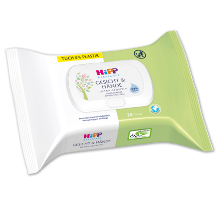 HIPP Babysanft Feuchttücher Gesicht & Hände*
