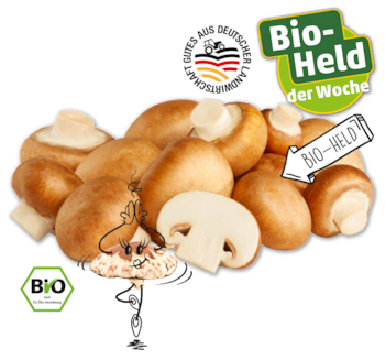 NATURGUT Deutsche braune Bio-Champignons