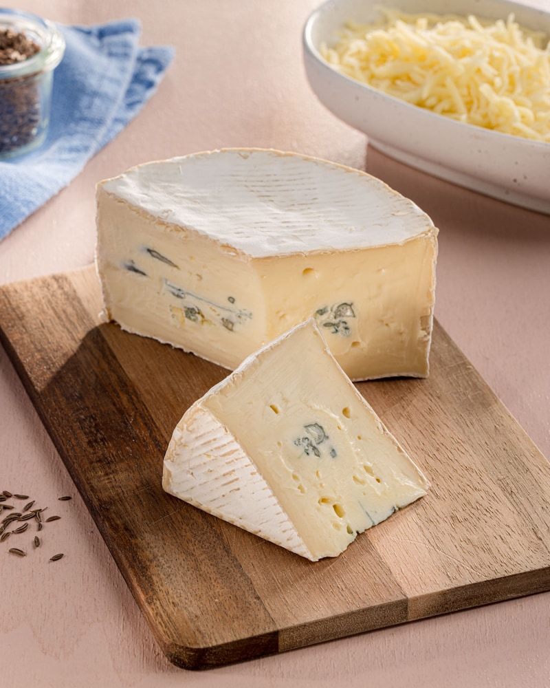Dieses Bild zeigt den Blauschimmelkäse.