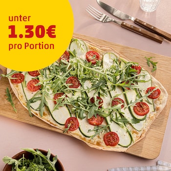 Vegetarischer Flammkuchen 