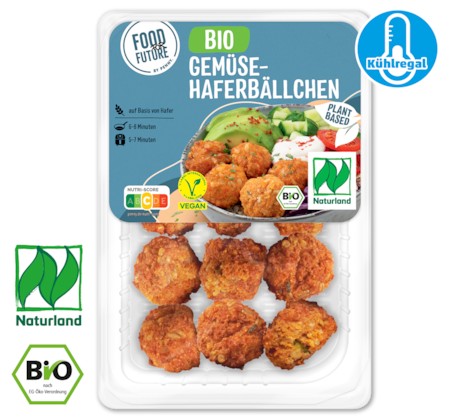 FOOD FOR FUTURE Bio Gemüse-Haferbällchen