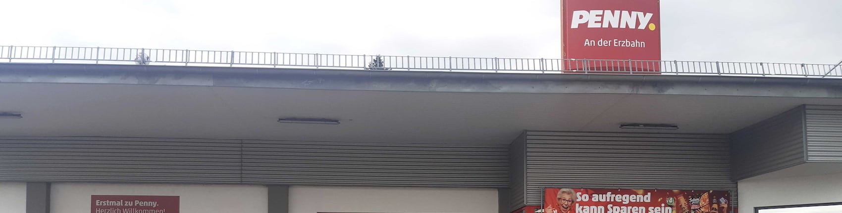 Sie sehen den Eingang vom Penny Markt in Salzgitter/Bad, An Der Erzbahn 9