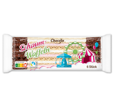 CHOCO’LA Schaumwaffeln 1.19²